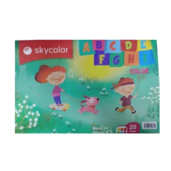 Block Skycolor Nro 5 Hojas De Dibujo Blanco / color x 20 hjs - comprar online