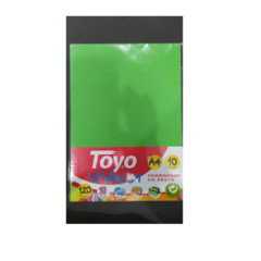 Hojas Toyo Vivaldi A4 color 120 gr x 10 hjs - Libreria Constitucion Minorista