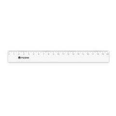 Regla Pizzini Cristal 20 cm
