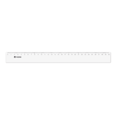 Regla Pizzini Cristal 30 cm