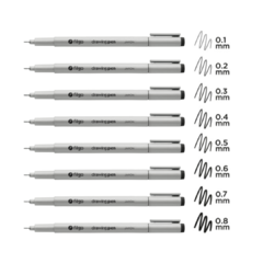 Microfibra Filgo Drawing Pen Estilografo X1