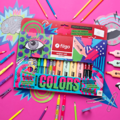 Kit Filgo Enjoy Set Colors Surtido X23 Piezas en internet