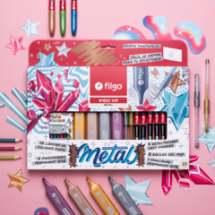 Kit Filgo Enjoy Set Metal Surtido X23 Piezas en internet