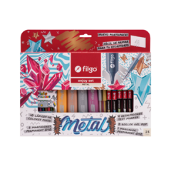 Kit Filgo Enjoy Set Metal Surtido X23 Piezas
