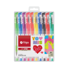 Roller Filgo Gel Pop Surtido Estuche X10