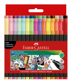 Marcador Faber Castell Grip FinePen x 10 / 30 u - comprar online