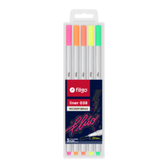 Microfibra Filgo 038 Fluo 0.4 MM Pack X5