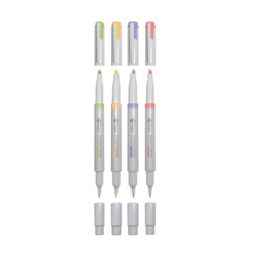 Resaltador Filgo Doble Punta Surtido Estuche X4 - comprar online