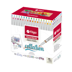 Resaltador Filgo Doble Punta Surtido Estuche X48