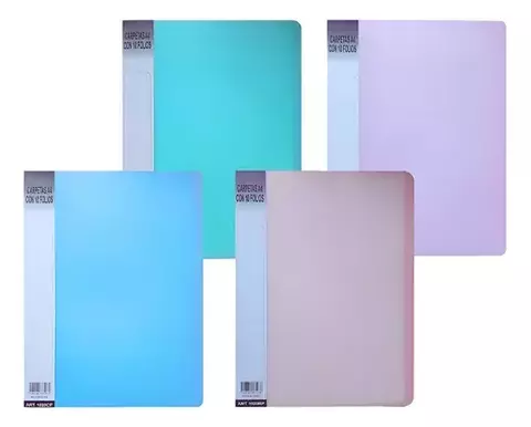 Carpeta Avios Oficio C/ 40 Folios Pastel - comprar online