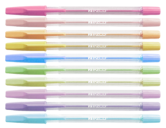 Boligrafo Ezco Pastel Colores Pack X10 en internet