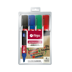 Marcador Filgo Permanente 050 / 051 Pack X4