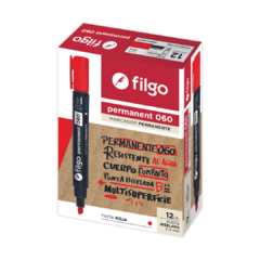 Marcador Filgo Permanente Pta Biselada 060