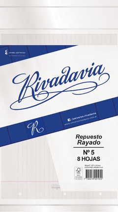 Repuesto Rivadavia Hojas Apaisadas N 5 - comprar online