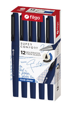 Boligrafo Filgo Glider Super Confort C/ Tapa 0.7 Mm X1