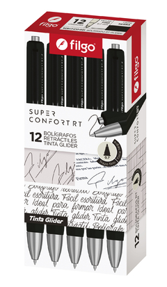 Boligrafo Filgo Glider Super Confort Retractil 0.7 Mm X1