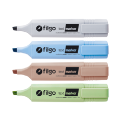 Resaltador Filgo Ancho Pastel Retro X1
