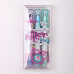 Resaltador Wero Paw Roller C/ Sellos D.pta Y Glitter Pack X3