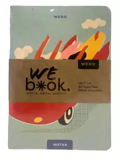 Libreta Wero We Book Hojas Lisas Papel Ahuesado 12x17 Cm - comprar online