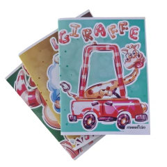 Imagen de Cuaderno Maraton Animales Abrochado 16X21 Cm X84 Hjs