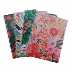 Cuaderno Husares Flores Universitario 29,7 cm 80 hjs - comprar online