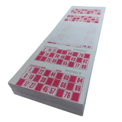 Talonario de Bingo Serie 2016 Cartones - comprar online