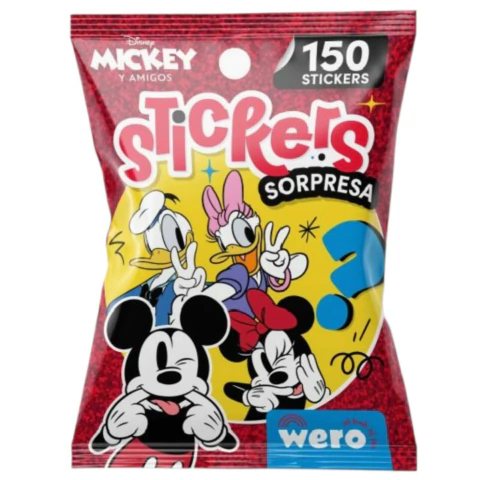 Stickers Wero Mickey Mouse Sorpresa X150 - comprar online
