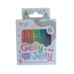 Roller Kiruki Mini Gelly Jelly Tinta Gel X6 - comprar online