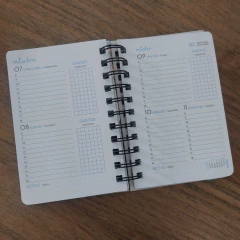 Agenda Mooving Travel 2 Dias X Pag C/ Espiral 10x15 2026 - tienda online