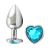 Plug Anal G com Cristal em Formato de Coração na internet