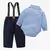 roupa batizado bebe azul bebê