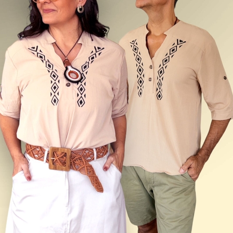 Camisa Bata Unissex - comprar online