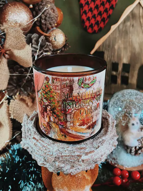 Uma Noite de Histórias na Lareira - Coleção Natal | Vela 180g