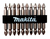 Kit Ponteira C/ 10 Bit Ponta Dupla Philips Ph2 Makita D34366