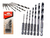 Kit De Brocas 3 Pontas Para Madeiras 7 Peças Original Makita D62371