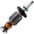 Induzido Rotor Para Micro Retifica Dremel 3000 Original 220v 2610009848 - comprar online