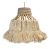 Lampara Colgante Fibras Naturales Banano 35x35cm Completo GRS