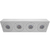 Aplique Plafon Movil Techo Para 4 Dicro Led 10/4ap Mac