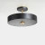 Lampara Negro Bronce Luz Indirecta Plaf¢n Acopla CB - comprar online