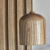 Colgante Madera Lenga Torneada Hidrolaca Natural Almond Chb en internet