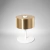 L mpara Mesa Blanco Bronce Moderno Acopla Baja CB - comprar online