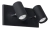 Aplique Baño Pared 2 Luces Negro Moderno Led Gu10 Vg