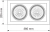 Aplique Plafon Movil Techo Para 2 Ar111 Led 30/2 Mac - comprar online