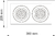 Aplique Plafon Movil Techo Para 2 Ar111 Led 30/2pm Mac - comprar online