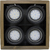 Aplique Plafon Movil Techo Cuadrado 4 Ar111 Led 30/4c Pm Mac