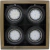 Aplique Plafon Movil Techo Cuadrado 4 Ar111 Led 30/4c Pm Mac