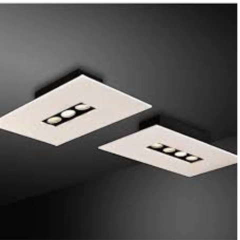 Plafon Plane Ar111 Acero y Poliuretano Brt