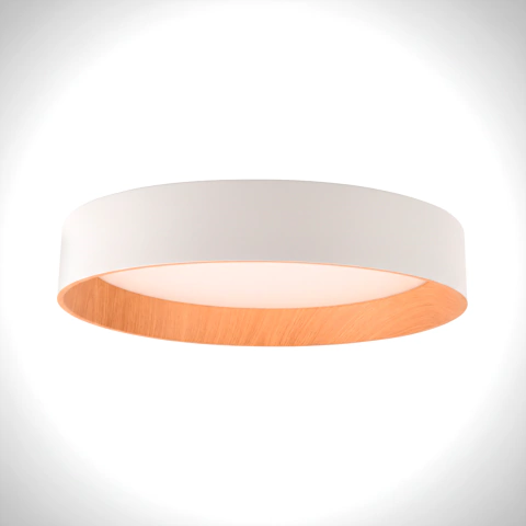 Plafon Led Hole xl blanco Madera Moderno Premium Gmg