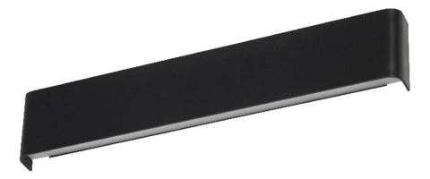 APLIQUE PARED MOMO I BIDIRECCIONAL NEGRO