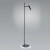 Lampara De Pie Dual Luz Ambiente Y Puntual Duplo Gmg